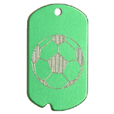 Soccer Military Dog Tag