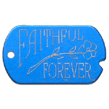 Faithful Forever Military Dog Tag