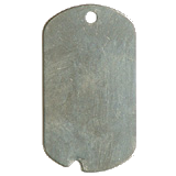 Stainless Steel Military Dog Tag