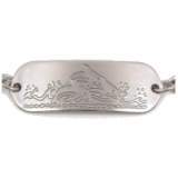 Stainless Steel&nbsp;Dolphins ID Bracelet
