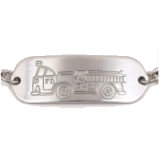 Stainless Steel&nbsp;Fire Truck ID Bracelet