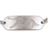 Stainless Steel&nbsp;Mermaid ID Bracelet