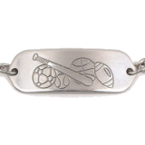 Stainless Steel&nbsp;Sports ID Bracelet