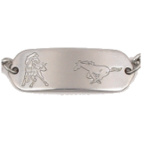 Stainless Steel&nbsp;Horses ID Bracelet