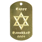 Brass&nbsp;Star of David Hanukkah Idea