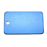 Aluminum&nbsp;Blue&nbsp;Rectangle Luggage ID
