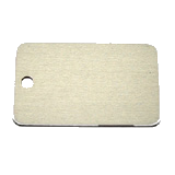 Aluminum&nbsp;Silver&nbsp;Rectangle Luggage ID