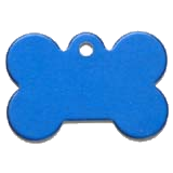 Aluminum&nbsp;Blue&nbsp;Large Bone Pet ID