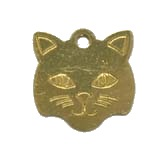 Brass&nbsp;Large Cat Pet ID