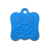 Aluminum&nbsp;Blue&nbsp;Large Dog Pet ID