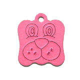 Aluminum&nbsp;Pink&nbsp;Large Dog Pet ID