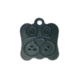 Aluminum&nbsp;Black&nbsp;Small Dog Pet ID
