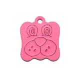 Aluminum&nbsp;Pink&nbsp;Small Dog Pet ID