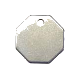 Stainless Steel&nbsp;Octagon Pet ID