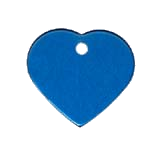Aluminum&nbsp;Blue&nbsp;Heart Pet ID